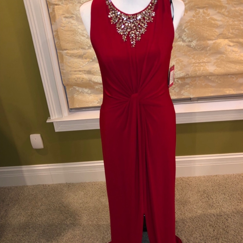 NWT elegant red dress - Picture 2 of 7